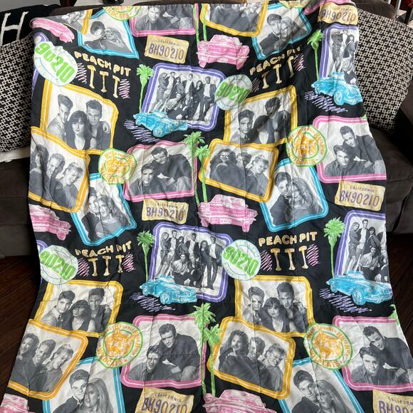 Vintage Beverly Hills, 90210 Twin Comforter Blanket - Picture 1 of 8